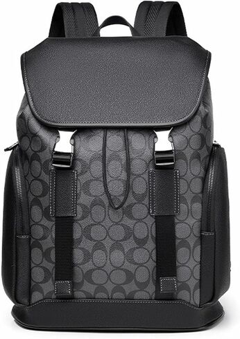 Travel Laptop Backpack, Work Bag Laptop Bag Water Resistant Rucksack Gift for Men and Women Fits 15.6 Inch (Black Egg Pattern) in Saudi Arabia