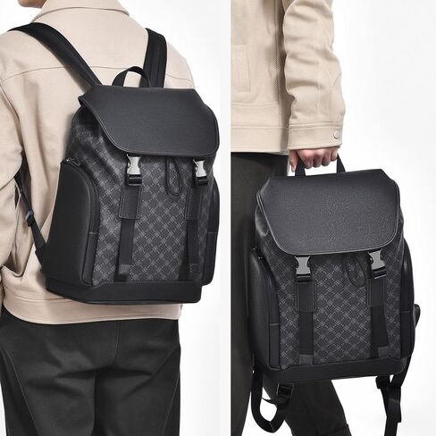 Travel Laptop Backpack, Work Bag Laptop Bag Water Resistant Rucksack Gift for Men and Women Fits 15.6 Inch (Black Egg Pattern) in Saudi Arabia