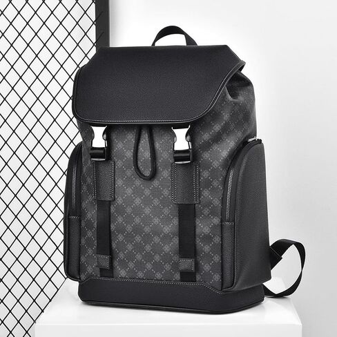 Travel Laptop Backpack, Work Bag Laptop Bag Water Resistant Rucksack Gift for Men and Women Fits 15.6 Inch (Black Egg Pattern) in Saudi Arabia