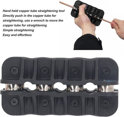 Handheld Tubing Straightener, 3/4in 19mm Universal Pipe Straightening Tool, Tube Straightener for Fuel Lines for Fuel Brake Lines, Brake Line Straightening in Kuwait