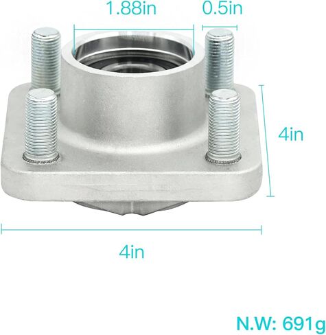 مجموعة محور العجلة الأمامية لعربة الجولف لمحرك Yamaha G2/G8/G9/G14/G16/G19/G22/G29، استبدال OEM #JG5-WF511-10-00، JG5-WF511-00 in Kuwait