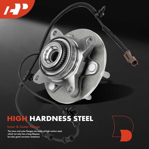 A-Premium Front Wheel Bearing and Hub Assembly with ABS Ring & ABS & 6-Lug Compatible with Ford F-150 F150 2021 2022 2023 2024, 4WD in Kuwait