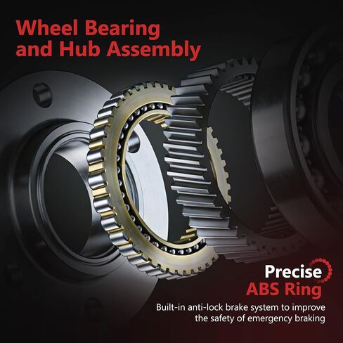 HYR 513267 Front Wheel Bearing Hub Assembly Fits Acura 2010-2013 ZDX, 2007-2013 MDX, Honda 2009-2015 Pilot, 5 Lugs w/ABS in Saudi Arabia