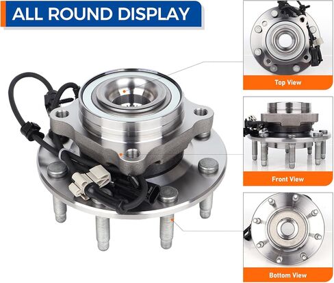 PAROD 515088 محمل العجلات الأمامية 4WD ومجموعة المحور مناسب لـ 2001-2006 Chevy Silverado 3500/GMC Sierra 3500، 2007 Silverado 3500 Classic/Sierra 3500 Classic in Kuwait