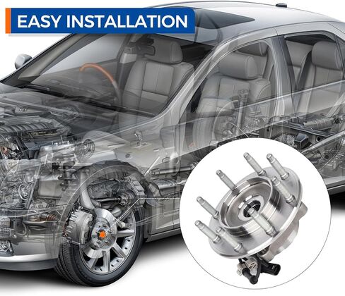 PAROD 515088 محمل العجلات الأمامية 4WD ومجموعة المحور مناسب لـ 2001-2006 Chevy Silverado 3500/GMC Sierra 3500، 2007 Silverado 3500 Classic/Sierra 3500 Classic in Kuwait