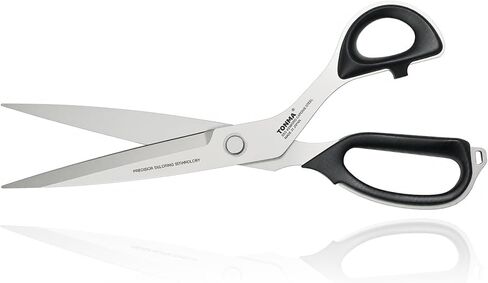 TONMA 12" Professional Fabric Scissors [Made in Japan] Japanese SRS-13 Steel Heavy Duty Sewing Scissors, Titanium Coated Sharp Dressmaker Tailor Shears for Industrial Leather, Upholstery and Carpet in Kuwait