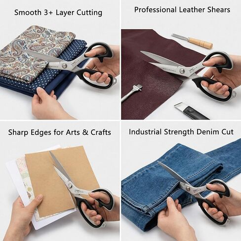 TONMA 12" Professional Fabric Scissors [Made in Japan] Japanese SRS-13 Steel Heavy Duty Sewing Scissors, Titanium Coated Sharp Dressmaker Tailor Shears for Industrial Leather, Upholstery and Carpet in Kuwait