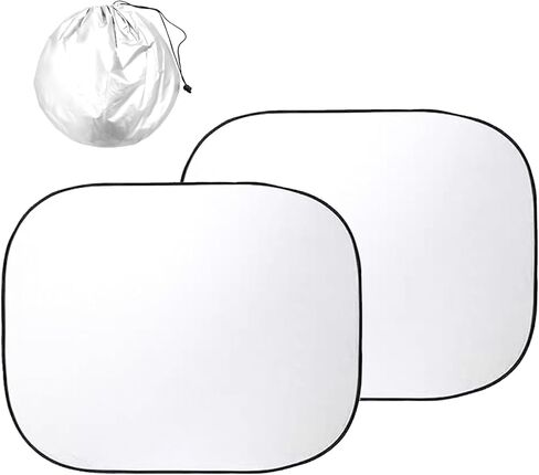 OKWL 2PC Car Windshield Sun Shade, Foldable Front Window Sunshade for Car SUV Truck in Saudi Arabia