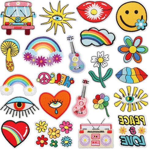 26pcs Jungle Animal Iron on Patches for Kids, Cute Safari Embroidered Appliques with Elephant, Lion, Giraffe, Zebra, Crocodile, Trees, for Clothes, Backpacks, Jackets, DIY Crafts in Saudi Arabia