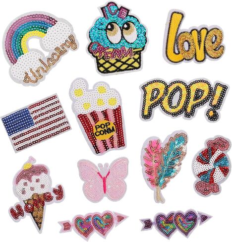 26pcs Jungle Animal Iron on Patches for Kids, Cute Safari Embroidered Appliques with Elephant, Lion, Giraffe, Zebra, Crocodile, Trees, for Clothes, Backpacks, Jackets, DIY Crafts in Kuwait