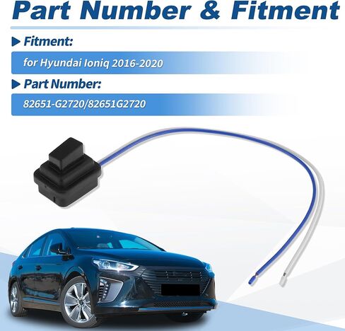 Front Right Door Handle Button Switch Fit for Hyundai Ioniq 2016-2020 Door Button Switch 82661-G2720/82661G2720 in Kuwait