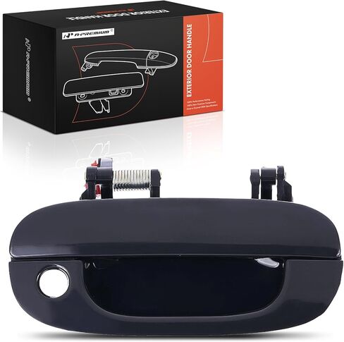 A-Premium Front Right Passenger Side Exterior Door Handle Compatible with Dodge Ram 1500 1994-2001, Ram 2500 Ram 3500 1994-2002, Smooth Black, Replace# 55275022PTM in Kuwait