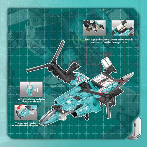 BEASTBOX INFINITYBOX IB-15 PATAGONA Deformation Toys Action Figure, Converting Toys in Mecha and Cube, Perfect Birthday Party Gift for Teens and Adults in Saudi Arabia