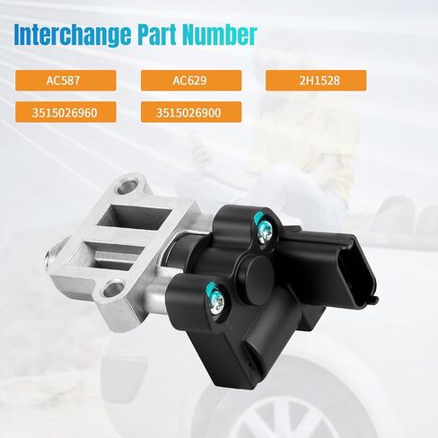 NPAUTO Idle Air Control Valve 1.6L L4 Compatible with 2006 2007 2008 2009 2010 2011 Hyundai Accent Kia Rio Rio5, AC587 in Kuwait