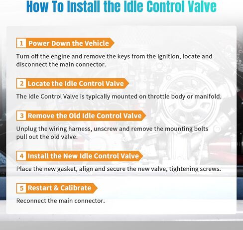 NPAUTO Idle Air Control Valve 1.6L L4 Compatible with 2006 2007 2008 2009 2010 2011 Hyundai Accent Kia Rio Rio5, AC587 in Kuwait