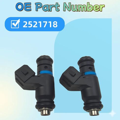 2PCS 2521718 Fuel Injector Compatible with 2017-2020 Polaris RZR XP,2019-2020 RZR XP4 in Saudi Arabia