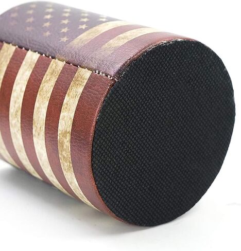 DreamsEden Decorative Pen Pencil Holder Cup (Pack of 4) - Vintage American Flag Round Desk Organizer Patriotic for Home Office Bedroom Decoration in Kuwait