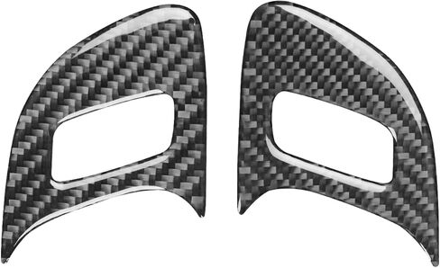 Real Carbon Fiber Compatible with Ford Taurus SEL/Limited/SE/SHO 2013-2019 2014 2015 2016 2017 2018 Accessories Car Door Lock Decoration Trim Cover Interior Trim Sticker Decal Black 2PCS in Saudi Arabia