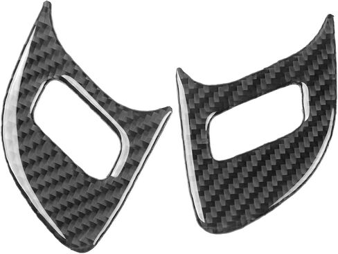 Real Carbon Fiber Compatible with Ford Taurus SEL/Limited/SE/SHO 2013-2019 2014 2015 2016 2017 2018 Accessories Car Door Lock Decoration Trim Cover Interior Trim Sticker Decal Black 2PCS in Saudi Arabia