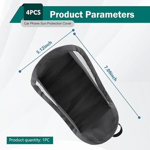 Cell Phone Sun Shade, Air Vent Phone Holder Umbrella Cover, Center Console Dashboard Navigation Mount Sunscreen Protector, Heat Insulation Anti-glare Portable for All Smartphones, Most Cars in Saudi Arabia