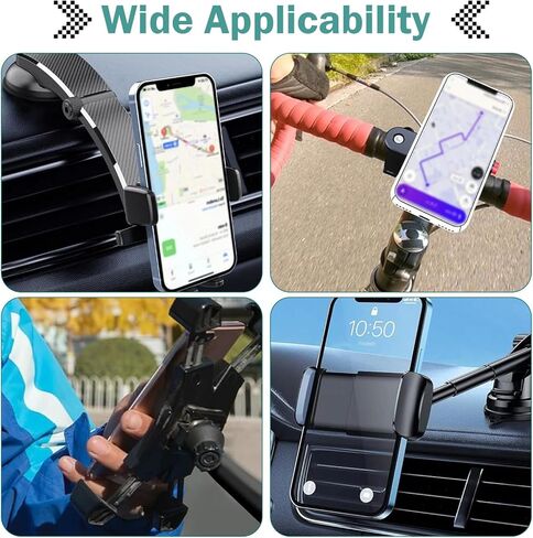 Cell Phone Sun Shade, Air Vent Phone Holder Umbrella Cover, Center Console Dashboard Navigation Mount Sunscreen Protector, Heat Insulation Anti-glare Portable for All Smartphones, Most Cars in Saudi Arabia