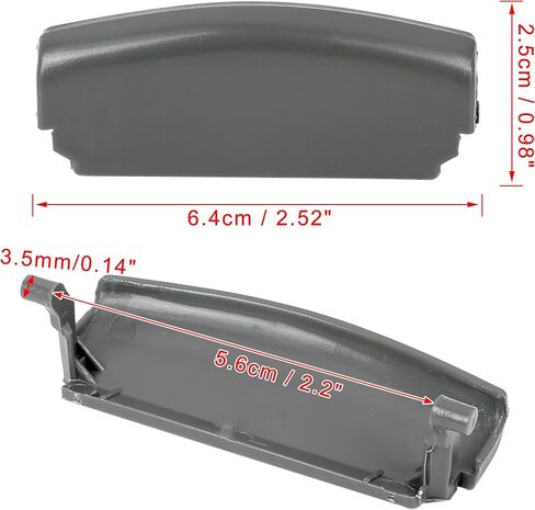 X AUTOHAUX 8E0864245E Console Center Armrest Repair Lid Latch Clip for Audi A4 B6 2002-2008 Gray in Kuwait