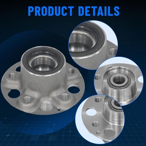 BRTEC 1PC 2303300325 Front Left or Right Wheel Hub and Bearing Assembly Compatible with Mercedes-Benz CLS/E/SL Series & AMG Models 2003-2012 in Kuwait