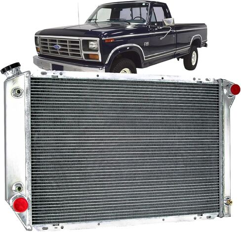 4 Row Core Aluminum Radiator for 1980-1984 Ford F150 F250 F350 Bronco 5.0L 5.8L 7.5L V8 in Saudi Arabia
