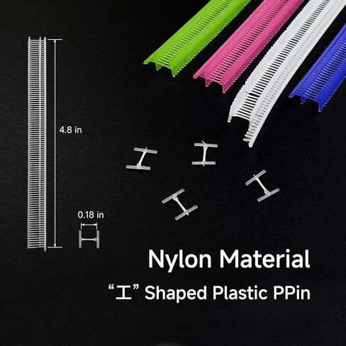 2800Pcs Micro Stitch Gun Fasteners, 0.18 Inch (4.5mm) Fine Barbs, 7 Colors for Mini Micro Tagging Gun, for Hemming, Basting, Repair & Crafts – Fasteners Only, NOT for Standard tag Guns in Saudi Arabia