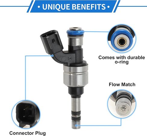 1 Pc No.12633784/JSD9B2 Fuel Injector for Buick LaCrosse 2011-2016 Car Engine Flow Match Fuel Nozzle in Kuwait