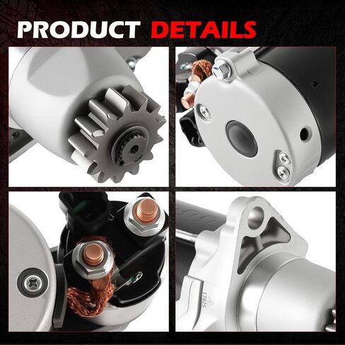 19227 Starter 12V 1.6KW 13T for Camry 2002-2017 for Sienna 2004-2016 for Highlander 04-19, Engine 2.4L 3.0L 3.3L 3.5L Motor Start Replacement Part for Avensis Solara Corolla RAV4 ES350 RX300 in Kuwait