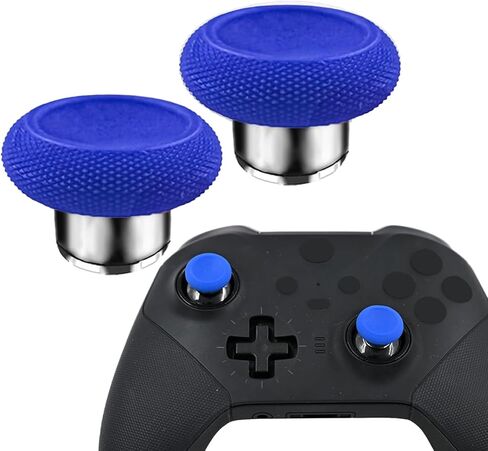 2 in 1 Short Metal Thumbsticks Replacement for Elite Series 2 Core Controllers, Replacement Thumbsticks for Xbox Elite Series 2 Controllers(Black) in Saudi Arabia