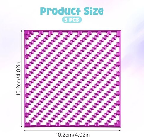 Hadnves 5PCS Diamond Art Painting Rulers Zigzag Drawing Ruler Diamond Art Accessories for Beginners Square Drawing Tools for Round Full Drill Partial Drills DIY Crafts Canvas Keeps Drills Aligned in Saudi Arabia