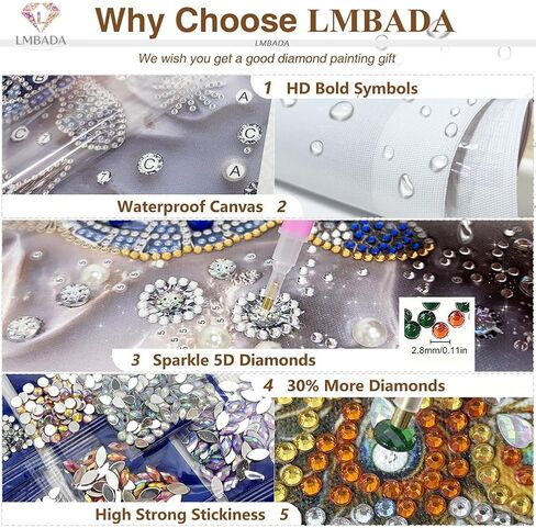 LMBADA Special Shape Diamond Painting Kits for Adults Beginner Sea Turtle, 5D Crystal Turtle Diamond Art Kits, Rhinestone Art Dot DIY Animal Crafts Home Wall Decor Gift 12x12 Inch in Kuwait