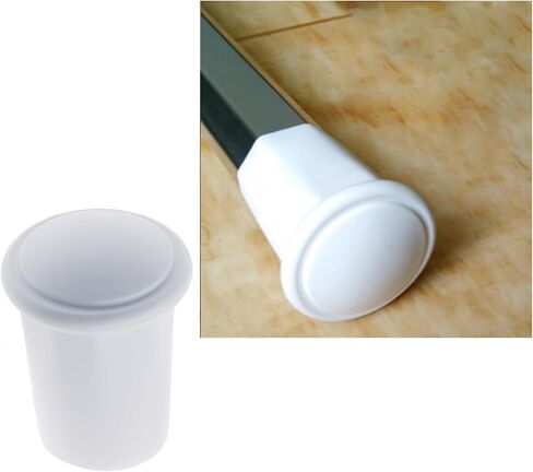 2 Pcs White Lacrosse Club End Protection Cover Lacrosse End Cap Lacrosse Hockey Stick Supplies Suitable for Protecting The End of A Field Hockey Stick in Kuwait
