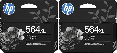 HP 564XL حبر أسود عالية الغلة | يعمل مع Deskjet 3500 ؛ OfficeJet 4620 ؛ Photosmart B8550 ، C6300 ، D5400 ، D7560 ، 5510 ، 5520 ، 6510 ، 6520 ، 7510 ، 7520 ، plus ، premium ، station series | CN684WN in Kuwait