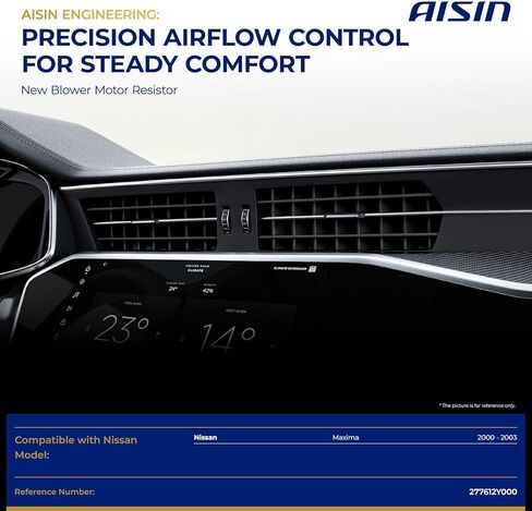 AISIN AFTERMARKET BMRN-00265 HVAC Blower Motor Resistor Kit - Compatible with Nissan Maxima 2000-2003 in Kuwait