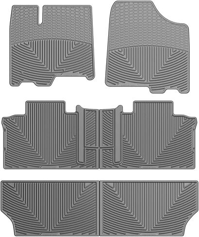 WeatherTech All-Weather Floor Mats for Toyota Sienna Full Set (WTCG202244245), Grey in Kuwait