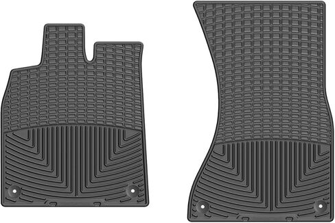 سجادات أرضية WeatherTech مناسبة لجميع الأحوال الجوية لسيارة Audi S6، A6، A7-1st Row (W300)، أسود in Kuwait