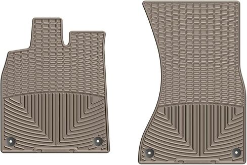 سجادات أرضية WeatherTech مناسبة لجميع الأحوال الجوية لسيارة Audi S6، A6، A7-1st Row (W300)، أسود in Kuwait