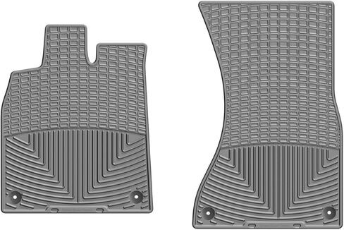 سجادات أرضية WeatherTech مناسبة لجميع الأحوال الجوية لسيارة Audi S6، A6، A7-1st Row (W300)، أسود in Kuwait