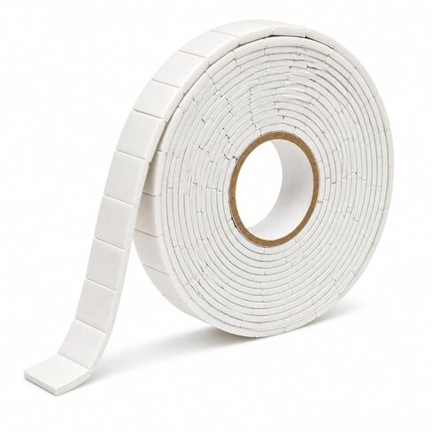 Double Sided Foam Tape, 10 FT Pre-Cut EVA Foam Tape, Approx. 230 Larger Foam Pads, 3/4 x 1/2 in Adhesive Foam Squares, 1.9mm Thick for Card Making, Scrapbooking, Photos, Crafts DIY in Kuwait