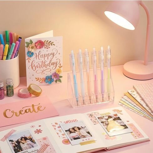 Quick Dry Glue Pen 12 Pcs, Fine Tip Ballpoint Roller Glue Pen for Crafting Scrapbook Card Making Foil Calligraphy in Saudi Arabia