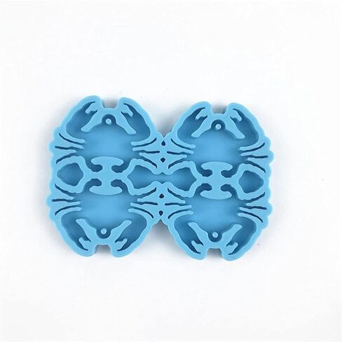 Silicone Molds for Epoxy Resin Crab Series Keychain Epoxy Resin Mold Jewelry Earrings Pendants Silicone Mould DIY Crafts Decorations Casting Tool in Kuwait