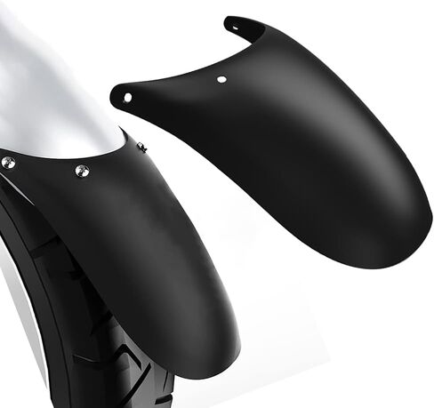 MACHSWON Motorcycle Front Rear Mudguard Fender Extender, Motorbike Extension Wheel Cover Tire Hugger Mud Splash Guard, 22.5*17*14 cm/8.85*6.69*5.51 inch, Motorcycle Universal Fit Arc Length 23cm in Kuwait
