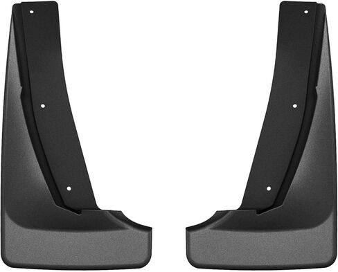 WeatherTech Custom No Drill Splash Guard MudFlaps for GMC Acadia, Traverse, Rear Pair (120193), Black in Kuwait