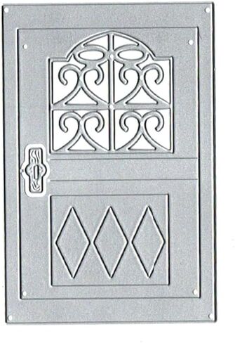 Door Frame Metal Die Cuts Dies Stencil, Door Frame Cutting Dies Cut Stencils DIY Scrapbooking Cards Photo Album Craft Decorative Embossing Paper Dies for Album Card Scrapbooking Making in Kuwait