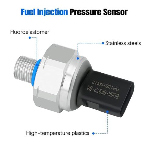 CM-5250 Fuel Injection Pressure Sensor Fit for Ford Mustang Explorer Focus Fusion Taurus F150 Edge Escape for Lincoln MKZ Navigator Nautilus Replace # BU5Z-9F972-B BU5A-9F972-CA in Kuwait