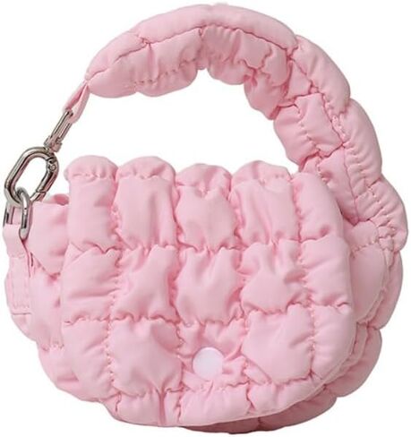 Bag Pendant Hanging Elegant Quilted Purse Cute Korean Style Small Wallet Outdoor(Purple) in Saudi Arabia