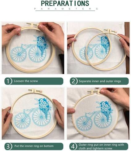 German Shepherd Stamped Cross Stitch Kits for Beginners Easy with Hoop 11CT Needlepoint Embroidery DIY Counted Cross Stitch Kits Art Craft Wall Decor 35x35cm(4) in Kuwait